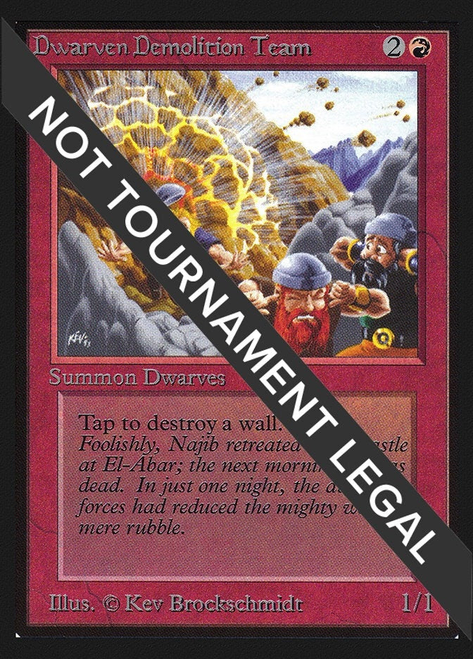 Dwarven Demolition Team (CE) [CED] - MTG Single