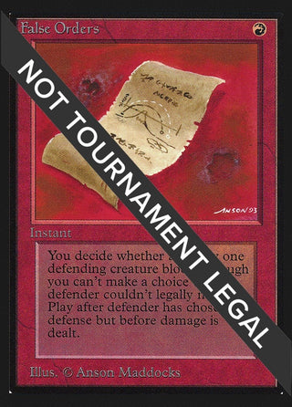 False Orders (CE) [CED] - MTG Single