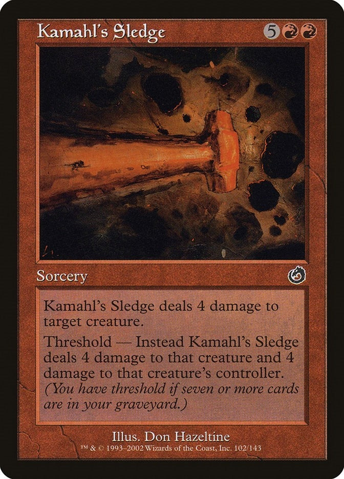 Kamahl’s Sledge (102) [TOR] - MTG Single