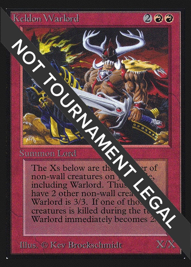Keldon Warlord (CE) [CED] - MTG Single