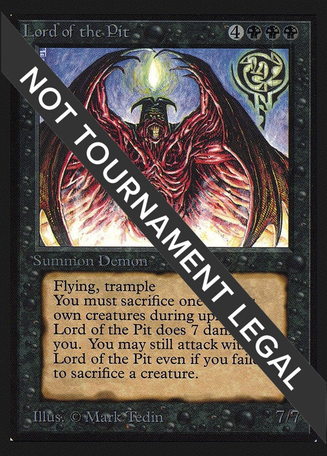 Lord of the Pit (CE) [CED] - MTG Single