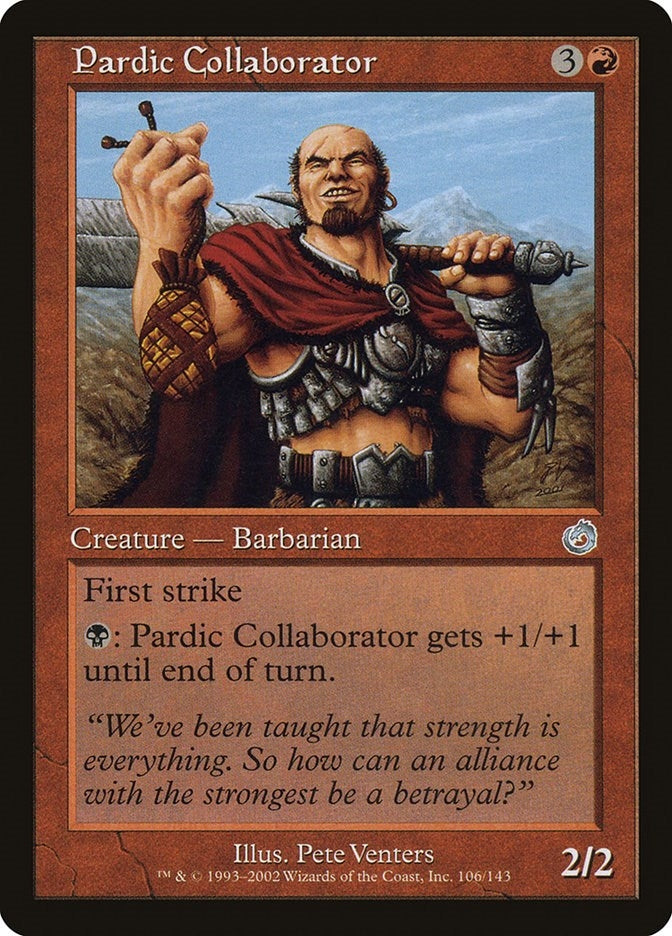 Pardic Collaborator (106) [TOR] - MTG Single