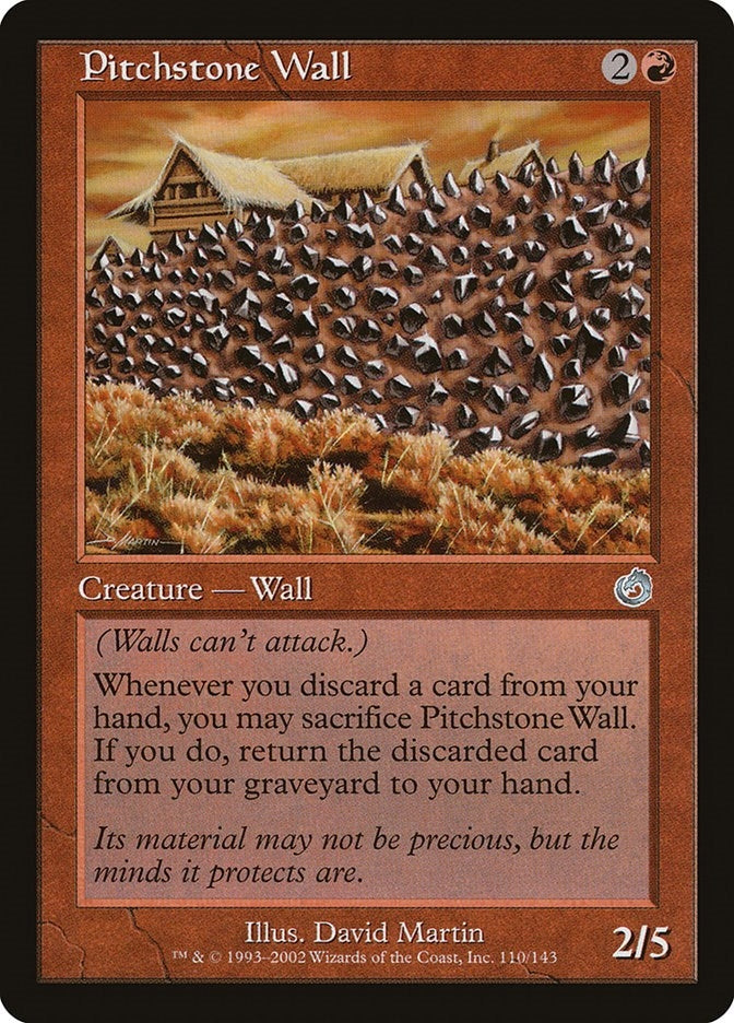 Pitchstone Wall (110) [TOR] - MTG Single