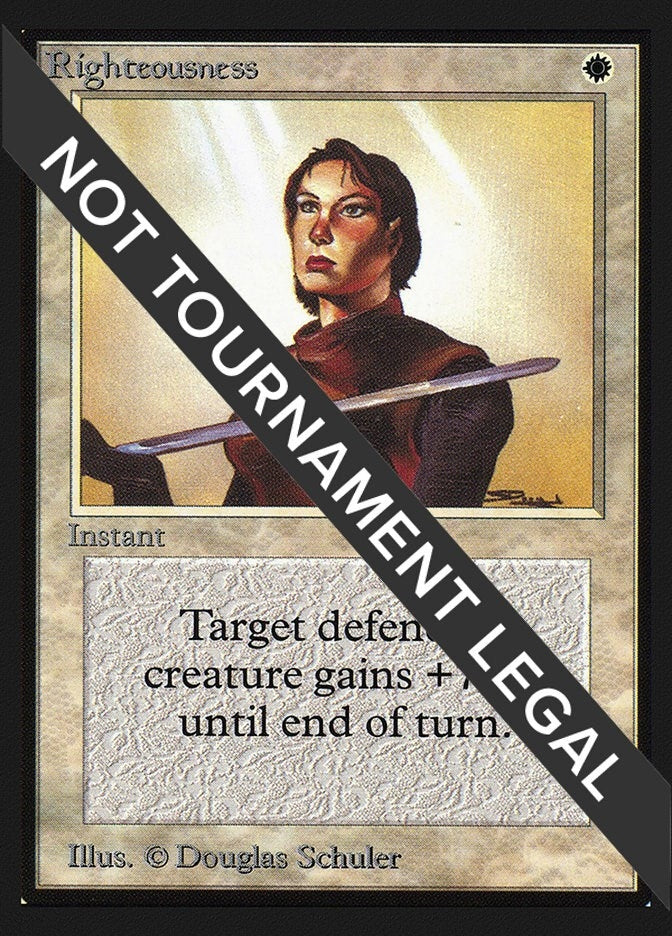 Righteousness (CE) [CED] - MTG Single