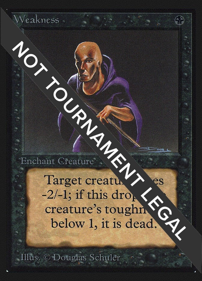 Weakness (CE) [CED] - MTG Single