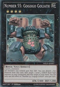 Number 55: Gogogo Goliath (7) (WSUP) - YuGiOh Single