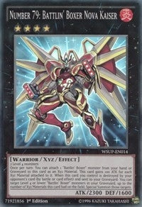 Number 79: Battlin’ Boxer Nova Kaiser (14) (WSUP) - YuGiOh Single