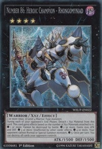 Number 86: Heroic Champion - Rhongomyniad (22) (WSUP) - YuGiOh Single