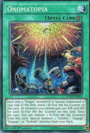 Onomatopia (24) (WSUP) - YuGiOh Single