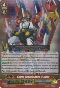 Super Cosmic Hero X-tiger (1002) [G-EB01] - Cardfight Vanguard Single