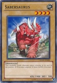 Sabersaurus (1003) (DEM1) - YuGiOh Single
