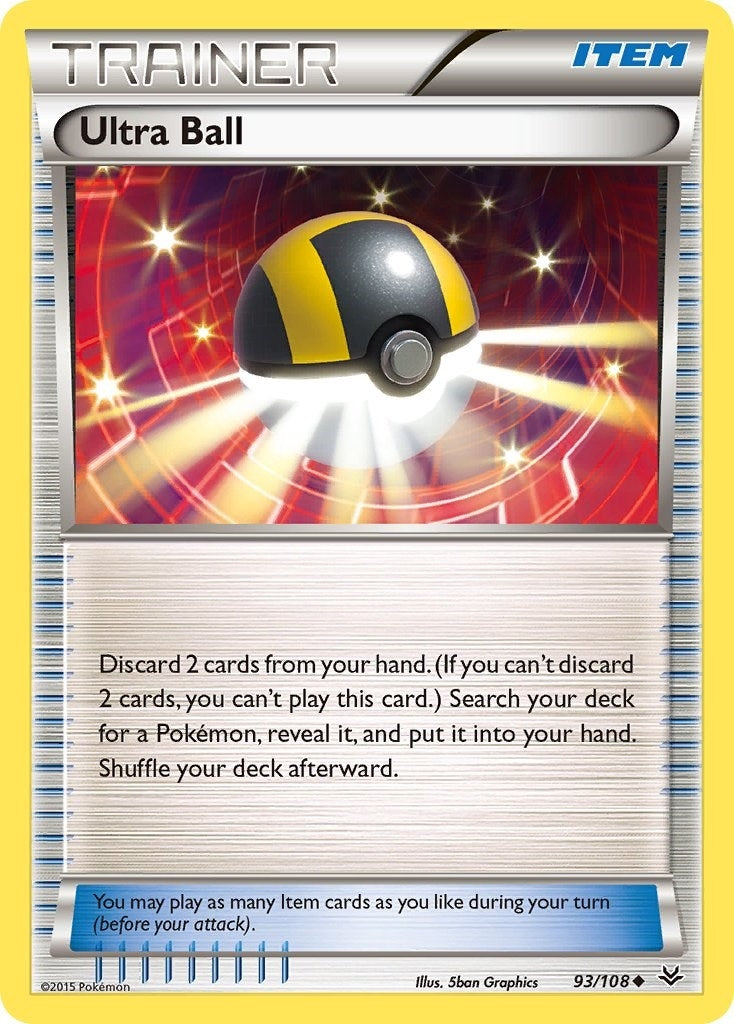 Image for Ultra Ball (93/108) (XY - Roaring Skies) - Pokemon