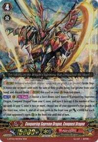 Conquering Supreme Dragon Conquest Dragon (2003) [G-BT02] - Cardfight Vanguard Single