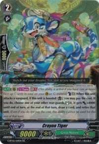 Crayon Tiger (2019) [G-BT02] - Cardfight Vanguard Single