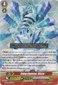 Snow Element Blizza (2043) [G-BT02] - Cardfight Vanguard Single