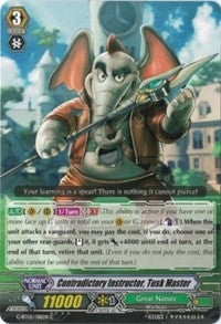Contradictory Instructor Tusk Master (2081) [G-BT02] - Cardfight Vanguard Single