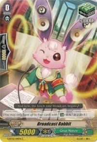 Broadcast Rabbit (2091) [G-BT02] - Cardfight Vanguard Single