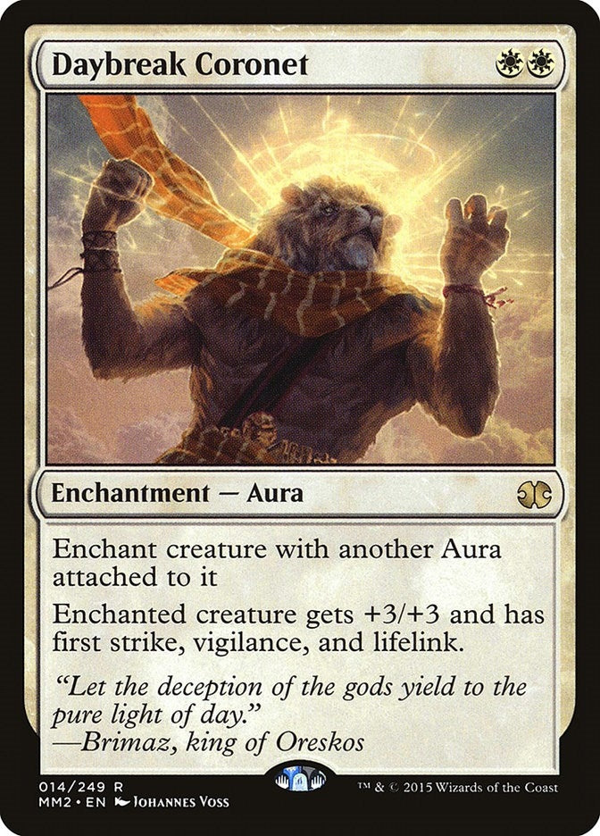 Daybreak Coronet (14) [MM2] - MTG Single