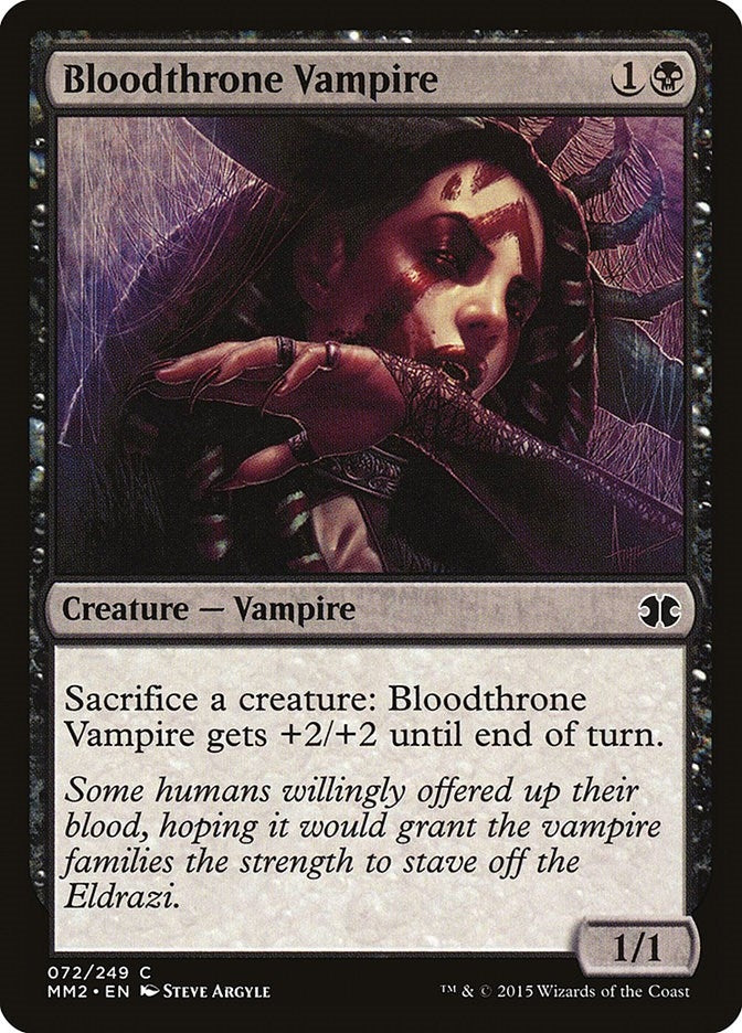 Bloodthrone Vampire (72) [MM2] - MTG Single