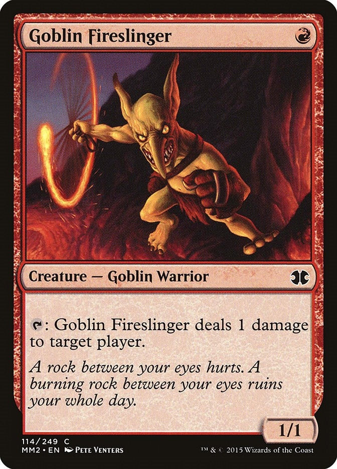 Goblin Fireslinger (114) [MM2] - MTG Single