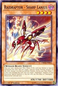 Raidraptor - Sharp Lanius (16) (CROS) - YuGiOh Single