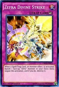Zefra Divine Strike (72) (CROS) - YuGiOh Single