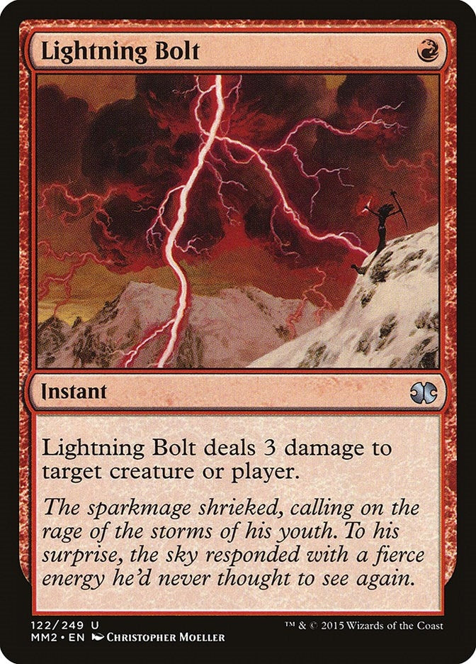 Lightning Bolt (122) [MM2] - MTG Single