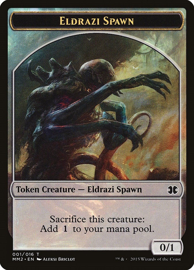 Eldrazi Spawn Token (001) (0) [MM2] - MTG Single