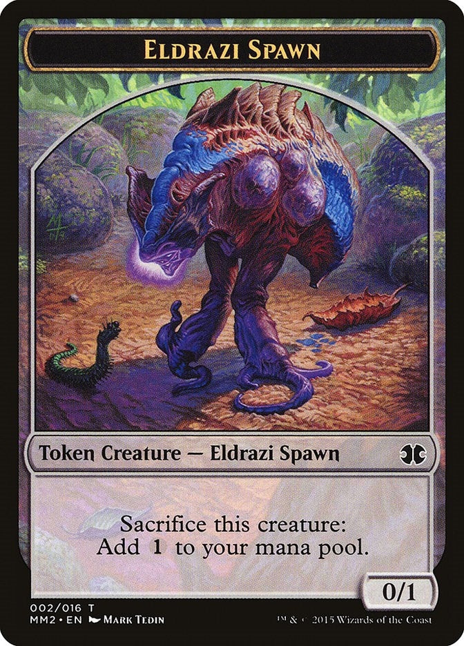 Eldrazi Spawn Token (002) (0) [MM2] - MTG Single