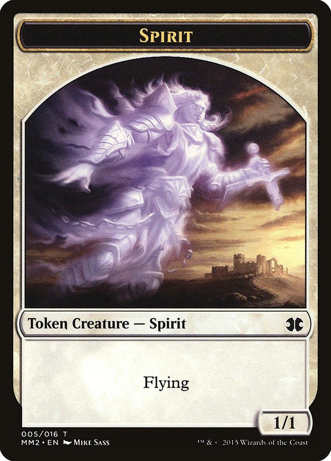 Spirit Token (0) [MM2] - MTG Single