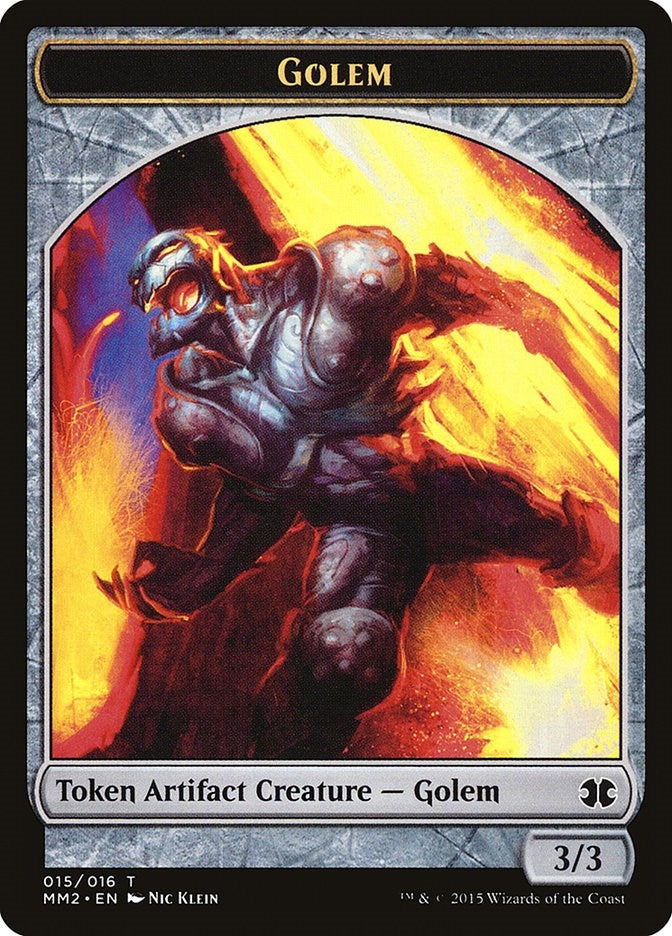 Golem Token (0) [MM2] - MTG Single