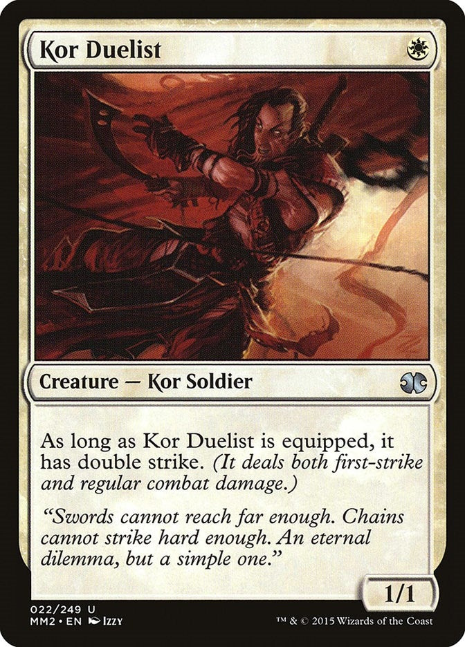 Kor Duelist (22) [MM2] - MTG Single