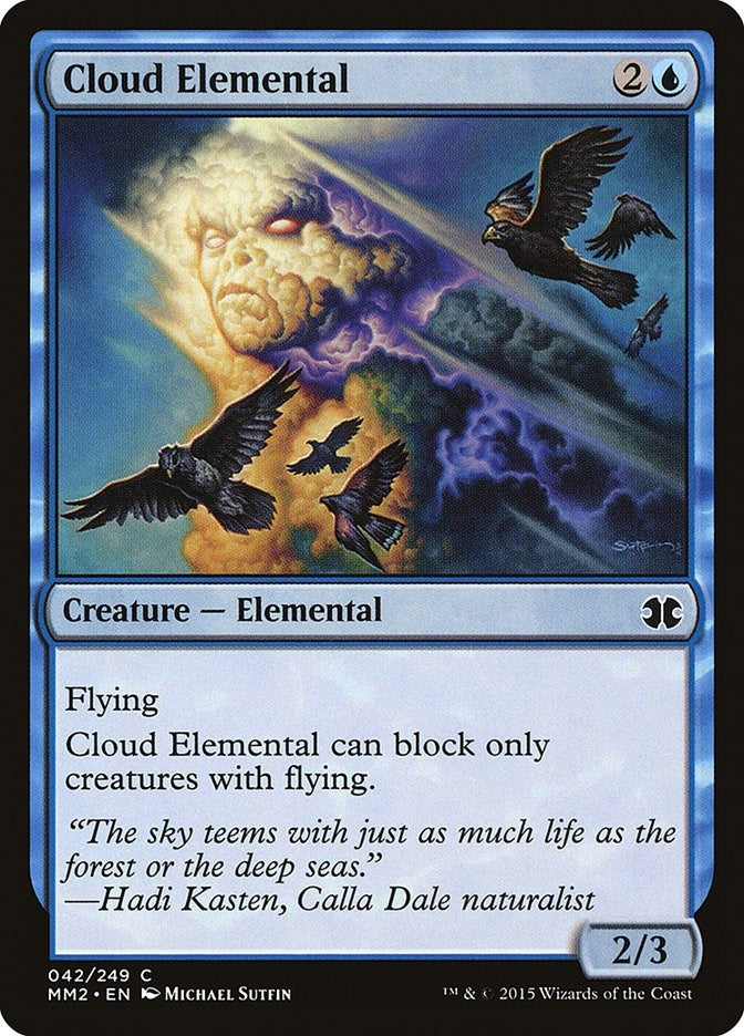 Cloud Elemental (42) [MM2] - MTG Single