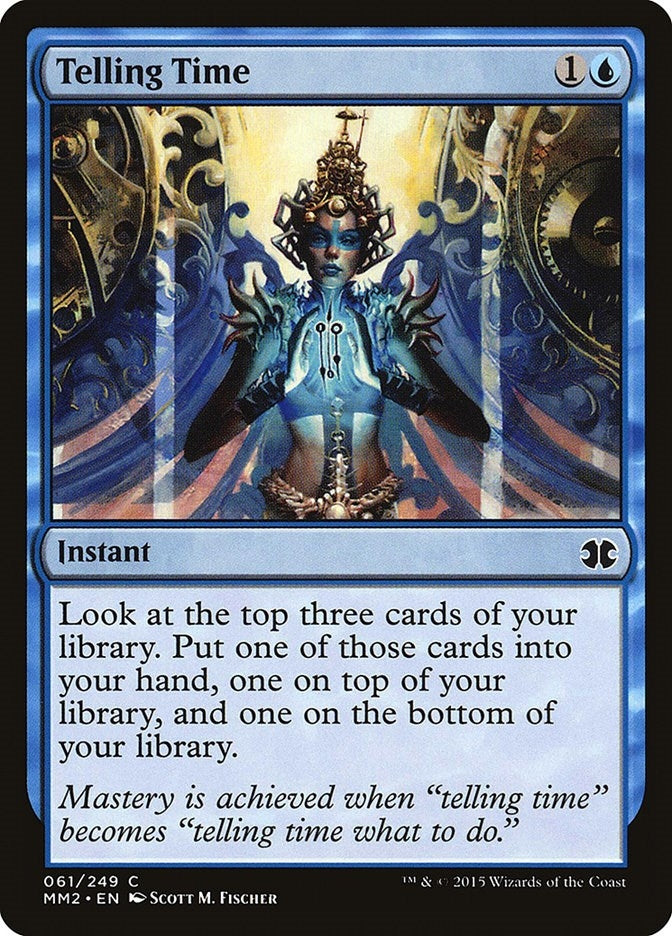 Telling Time (61) [MM2] - MTG Single