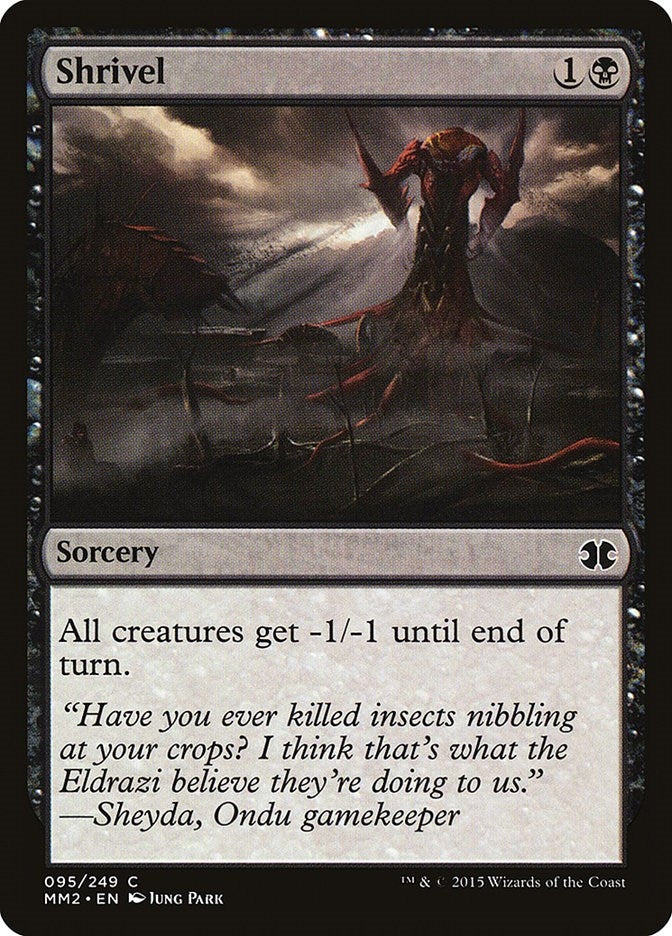 Shrivel (95) [MM2] - MTG Single