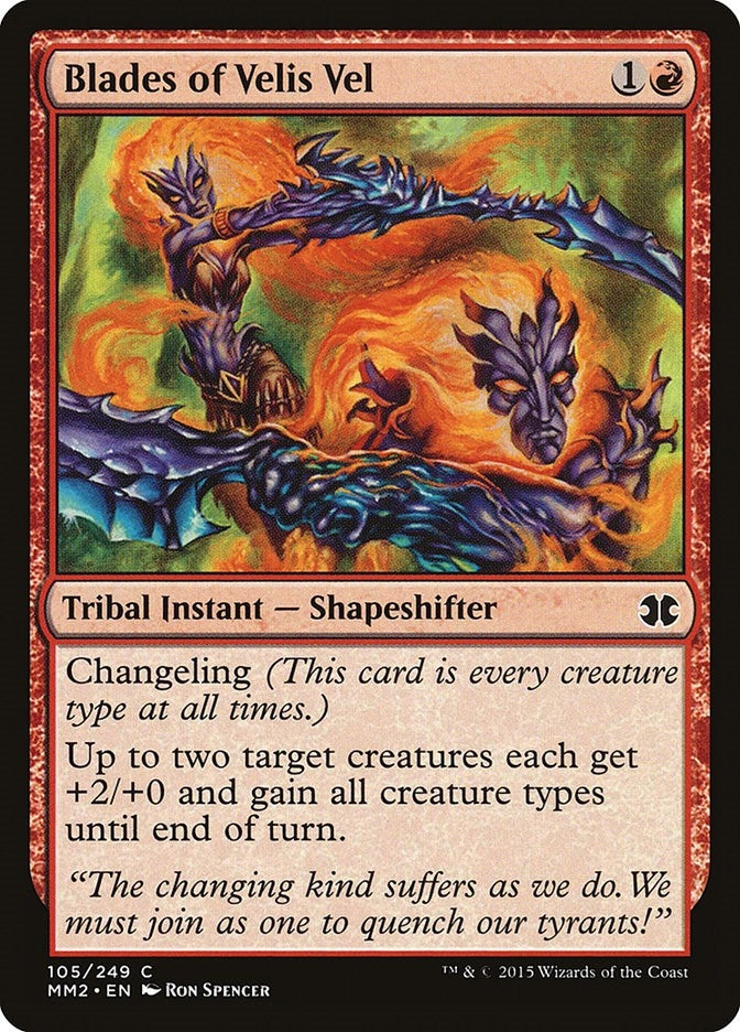 Blades of Velis Vel (105) [MM2] - MTG Single