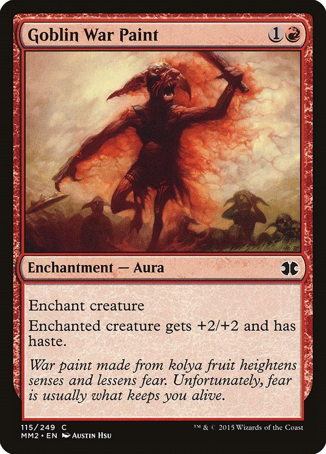 Goblin War Paint (115) [MM2] - MTG Single