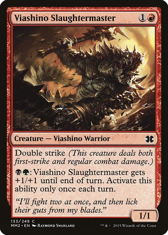 Viashino Slaughtermaster (133) [MM2] - MTG Single
