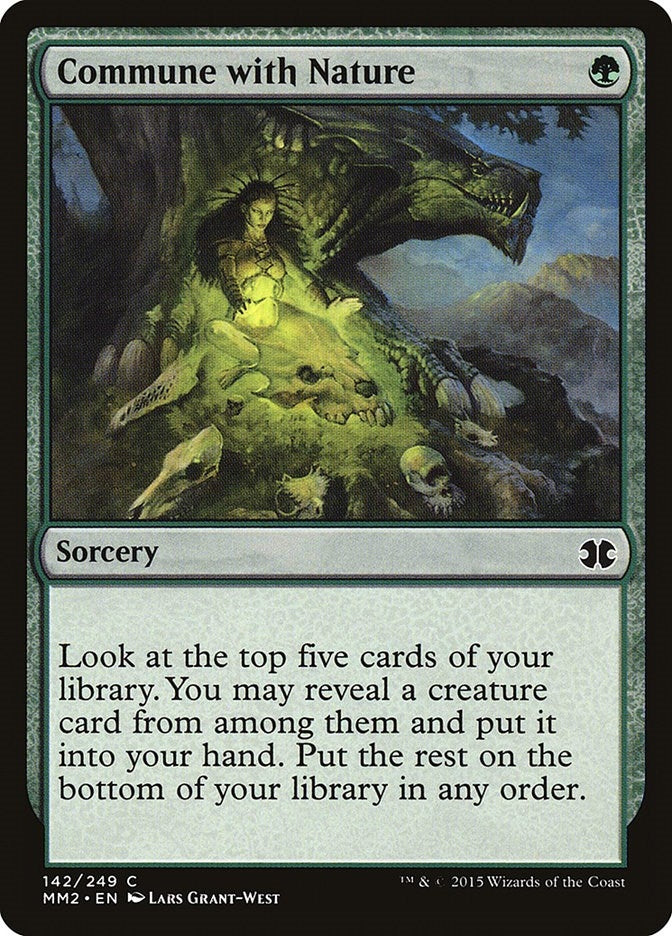 Commune with Nature (142) [MM2] - MTG Single