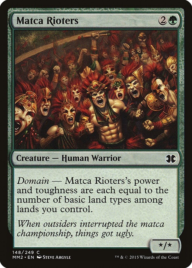 Matca Rioters (148) [MM2] - MTG Single