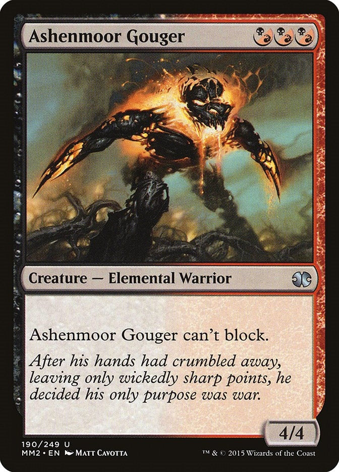 Ashenmoor Gouger (190) [MM2] - MTG Single