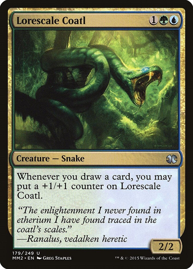 Lorescale Coatl (179) [MM2] - MTG Single