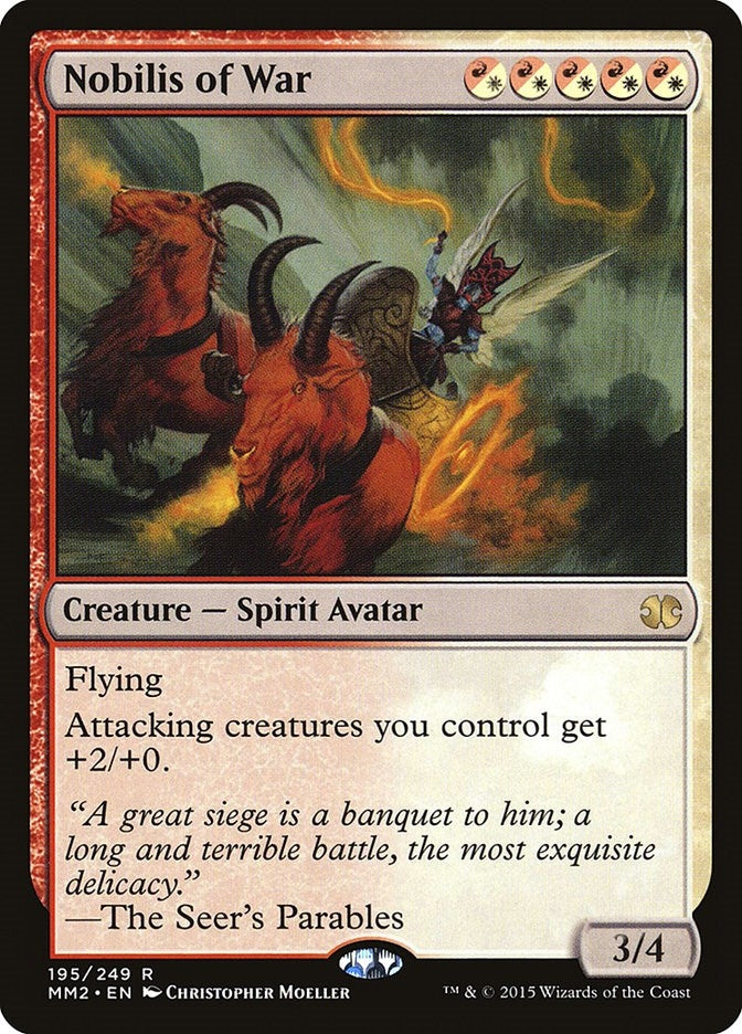 Nobilis of War (195) [MM2] - MTG Single