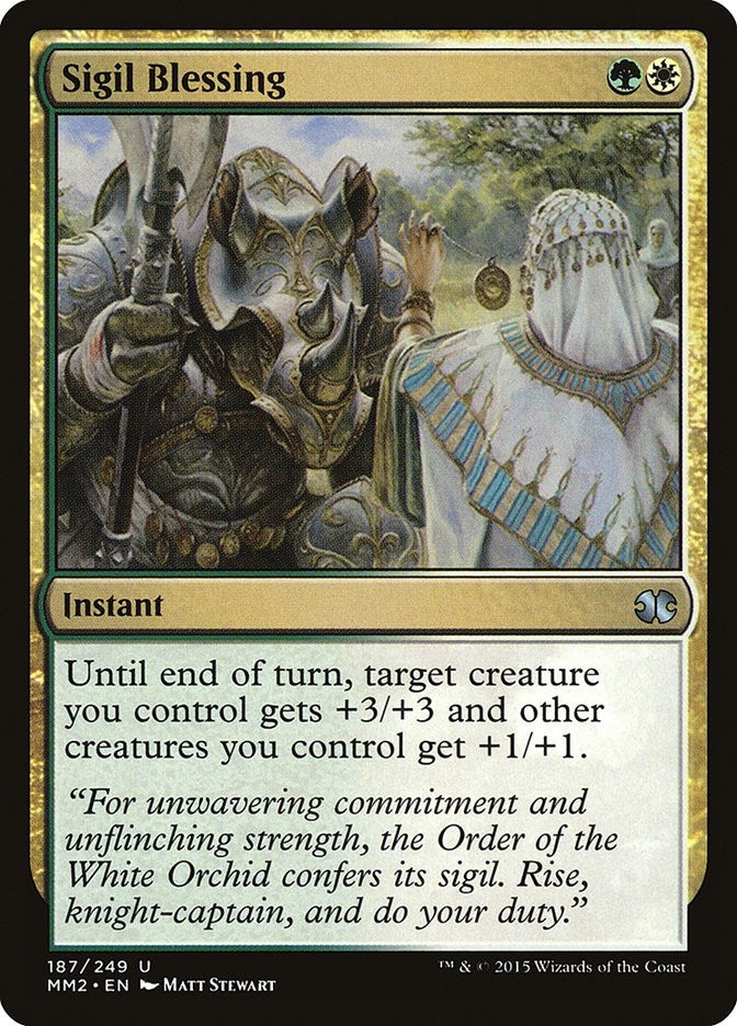 Sigil Blessing (187) [MM2] - MTG Single