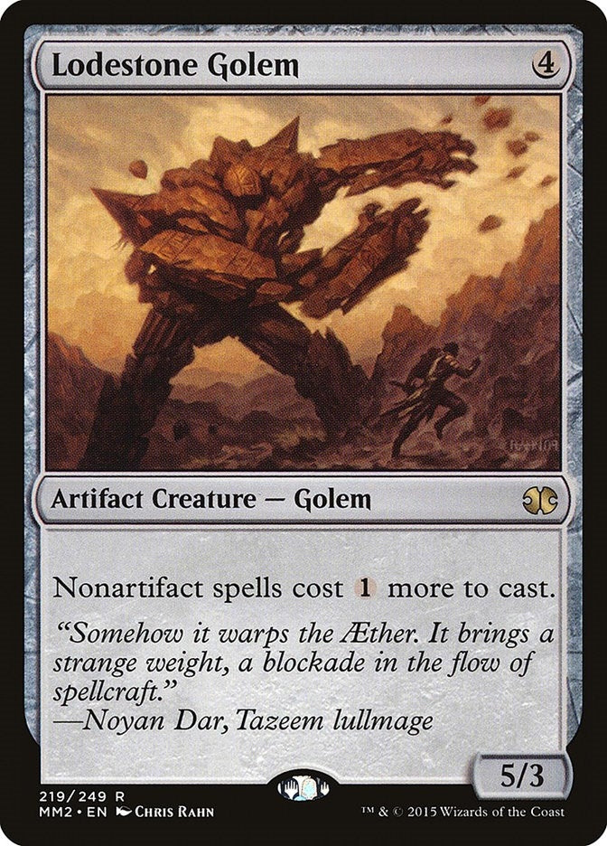 Lodestone Golem (219) [MM2] - MTG Single