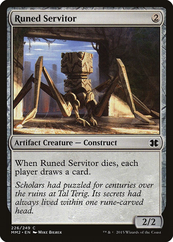 Runed Servitor (226) [MM2] - MTG Single