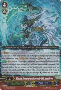 Marine General of Heavenly Silk Lambros (SP) (205) [G-BT02] - Cardfight Vanguard Single