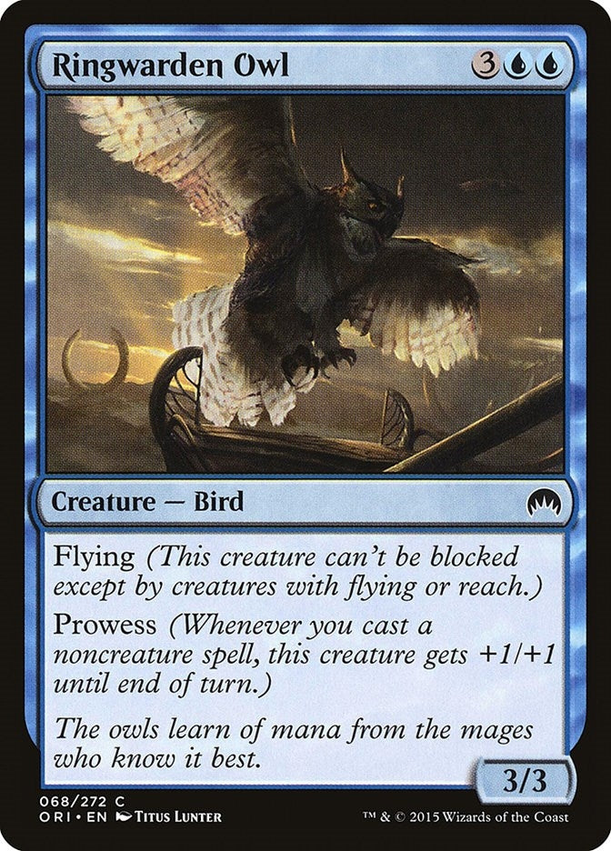 Ringwarden Owl (68) [ORI] - MTG Single