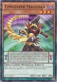 Timegazer Magician (Shatterfoil) (15011) (SP15) - YuGiOh Single