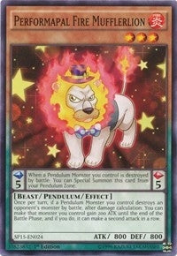 Performapal Fire Mufflerlion (15024) (SP15) - YuGiOh Single